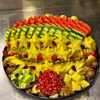 صحن قطع فواكه